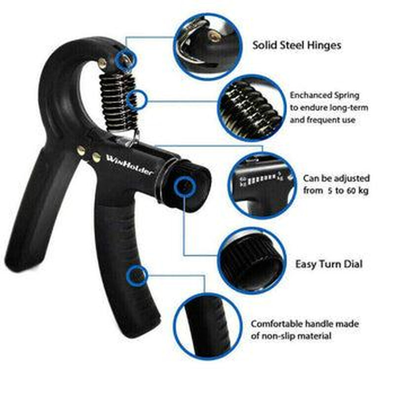 Adjustable Hand Grip Trainer Gripper - Improve Grip Strength and Endurance for Sports and Rehabilitation Fit Beast Handgrip Strengthen